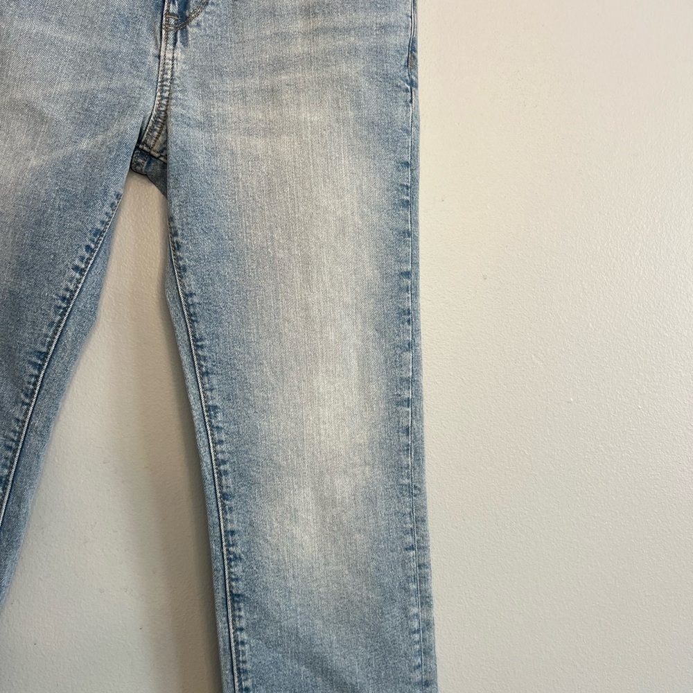 Old Navy Girls Sz 16 Blue Jeans Straight Ankle Built in Flex Adjustable Waist - Picture 4 of 14